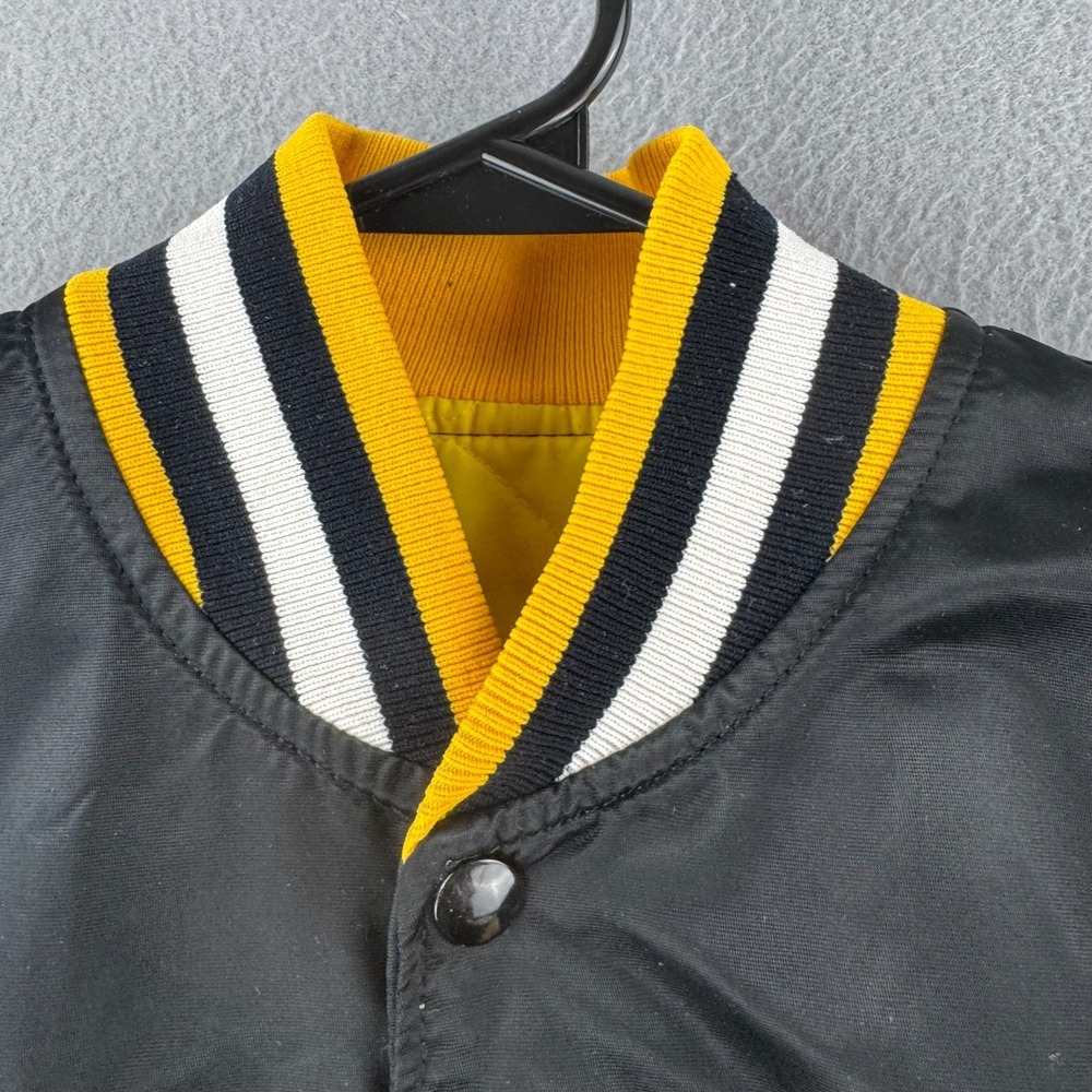 Vintage Pittsburgh Penguins Jacket Mens Medium 80s 90s Starter Bomber Hockey USA - Picture 5 of 16